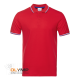 Рубашка поло мужская триколор STAN хлопок/полиэстер 185, 04RUS красный 