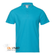 Рубашка поло мужская STAN хлопок/полиэстер 185, 104 бирюзовый 